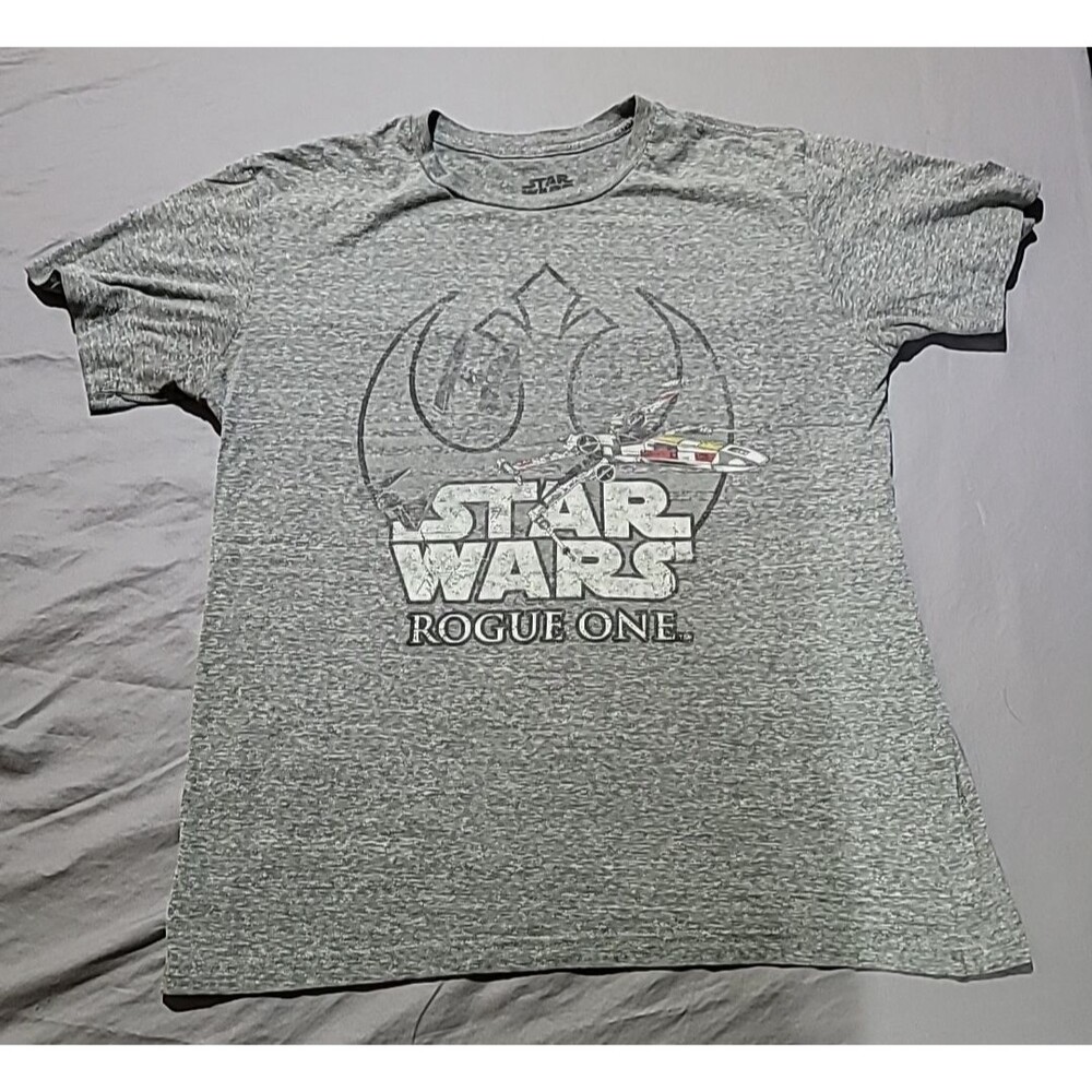 Star Wars Rogue One, T-shirt, Size Medium Gray Short Sleeve